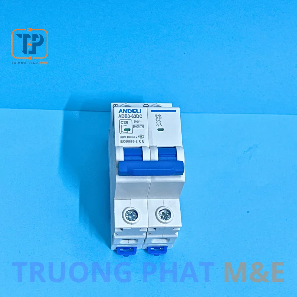 Át-tô-mát một chiều DC 20A ADB3-63DC Chính Hãng Ưu Đãi