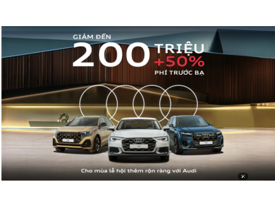 Audi Việt Nam ra mắt gói hỗ trợ tài chính đặc biệt, mở rộng đặc quyền sở hữu cho cộng đồng đam mê Audi.