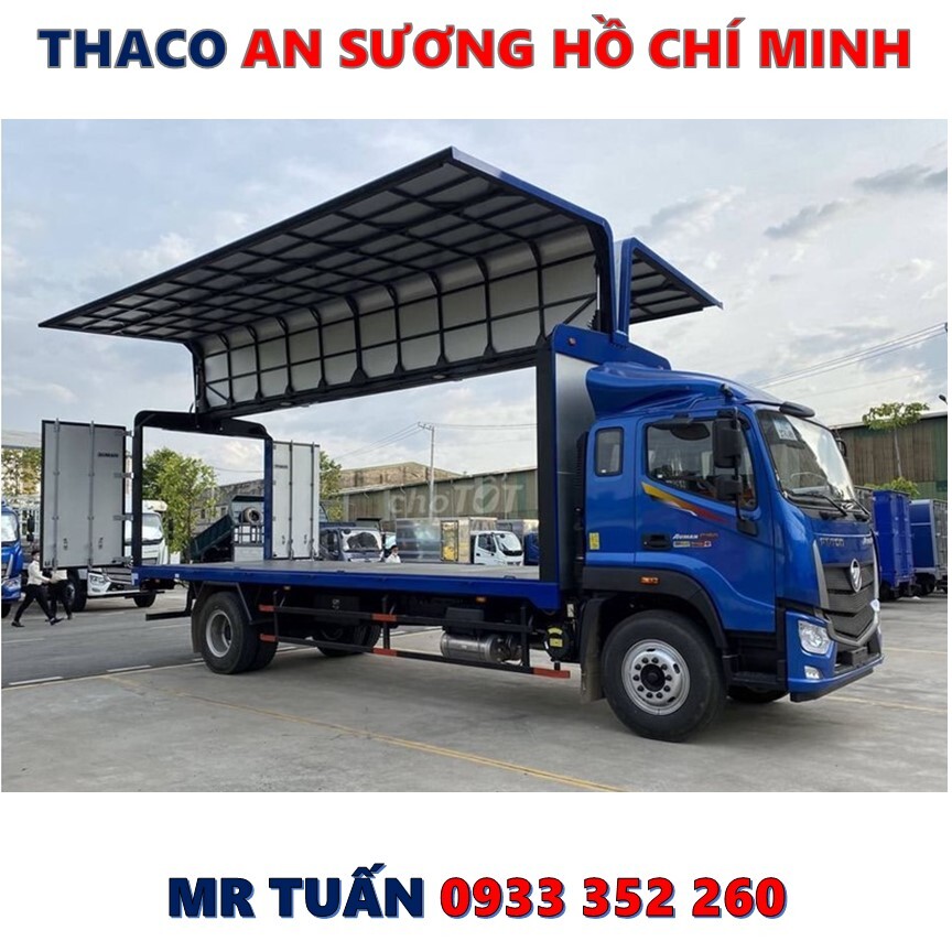 XE TẢI FOTON AUMAN C160 THÙNG CÁNH DƠI TẢI 9,1 TẤN