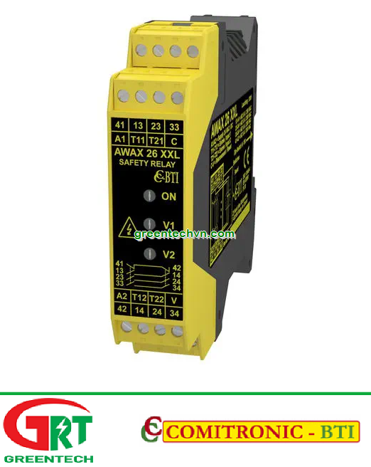 AWAX 26XXL| Comitronic AWAX 26XXL | Rơ le an toàn | Safety Relay | Comitronic Vietnam