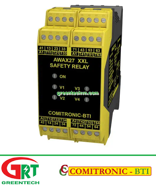 AWAX 27XXL | Comitronic AWAX 27XXL | Rơ le an toàn | Safety Relay | Comitronic Vietnam