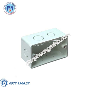 Đế đôi vuông âm tường - Model AWF248