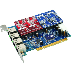 AX400P - Card tổng đài IP asterisk 4 đường vào bưu điện