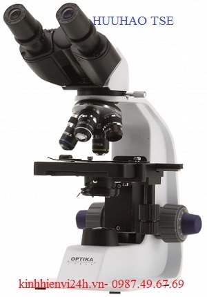 Kính hiển vi sinh học cao cấp 2 mắt, tích hợp pin sạc B-157R OPTIKA