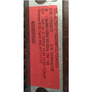 VLT5011PT5B20SBR1DL, Sữa Biến tần VLT5011PT5B20SBR1DL, Sữa lỗi DANFOS