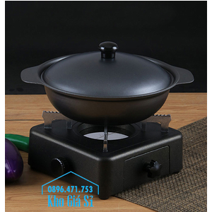 Bếp cồn nầu lẩu màu xám - Bếp cồn gang cao cấp nhà hàng, quán ăn
