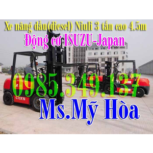 XE NÂNG DẦU 3 TẤN CAO 4 MÉT ĐỘNG CƠ ISUZU
