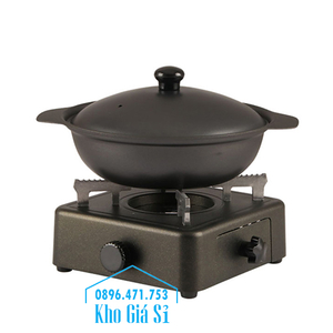 Bếp cồn nầu lẩu màu xám - Bếp cồn gang cao cấp nhà hàng, quán ăn