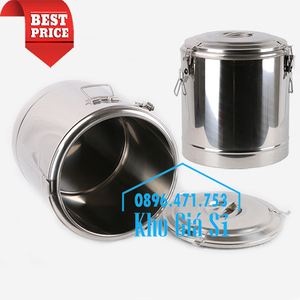 Thùng inox 2 lớp có form giữ nhiệt dung tích lớn 150 lít