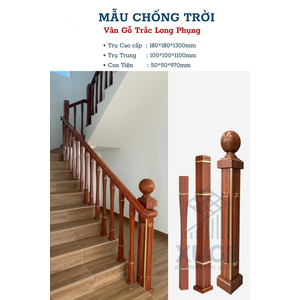 Lan can cầu thang nhôm hệ Mẫu Chống Trời XUGE-BA11 HMO