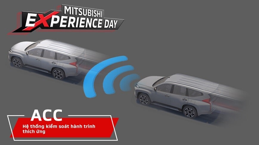 Bài kiểm tra hệ thống Adaptive Cruise Control tại Mitsubishi Experience Day