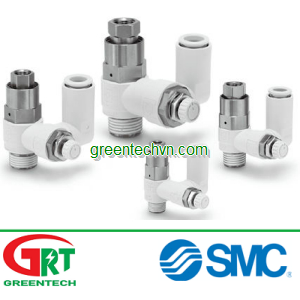 Ball check valve / threaded / pilot-operated ASP | Van tiết lưu SMC | SMC Vietnam | SMC