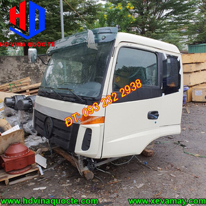 Bán cabin xe thùng, xe ben Auman 2 cần gạt nước mưa, màu trắng, và các màu khác