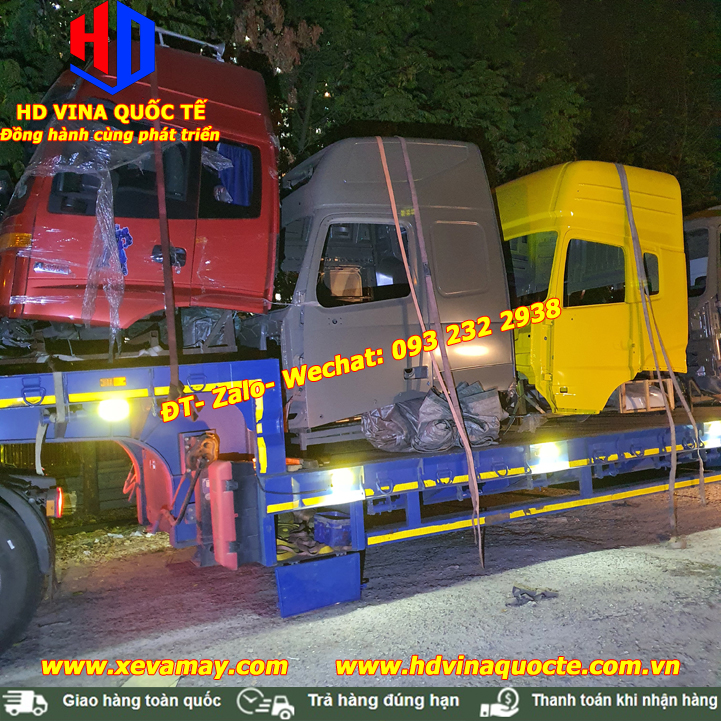 Bán cabin xe đầu kéo 2 cầu Thaco Foton Auman FV380