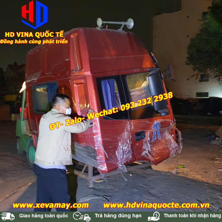 Bán cabin xe đầu kéo 2 cầu Thaco Foton Auman FV380