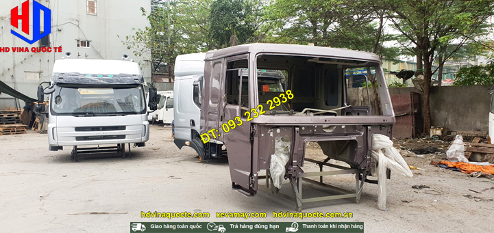 Bán cabin mộc xe ben 3 4 chân Howo V7G 380 Ps HP