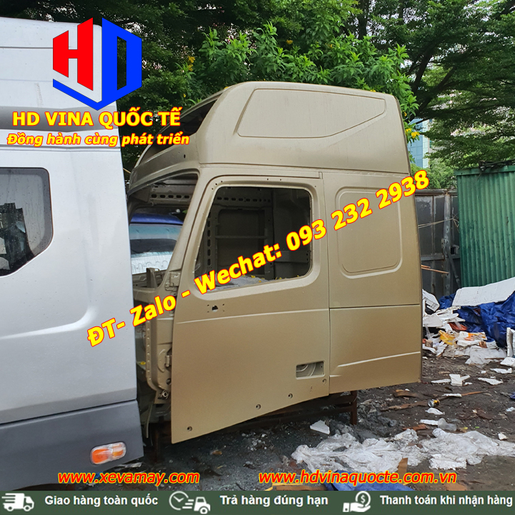 bán cabin mộc xe đầu kéo Sitrak 440 lưng lồi