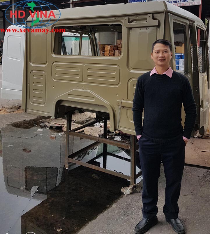 Bán cabin mộc xe ben 8 tấn HOWO SINOTRUK , cabin thay thế giá tốt nhất