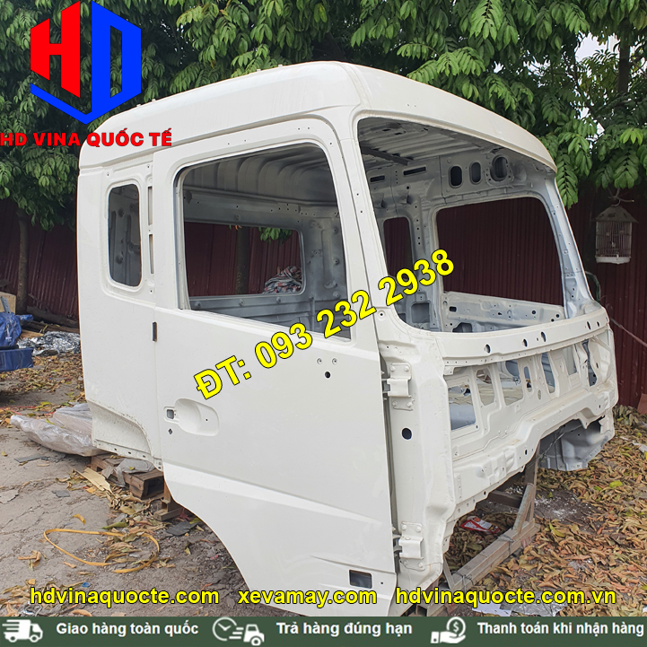 Bán cabin mộc xe tải thùng Dongfeng 8 tấn Hoàng Huy, Trường Giang, Việt Trung, Hồ Bắc,...