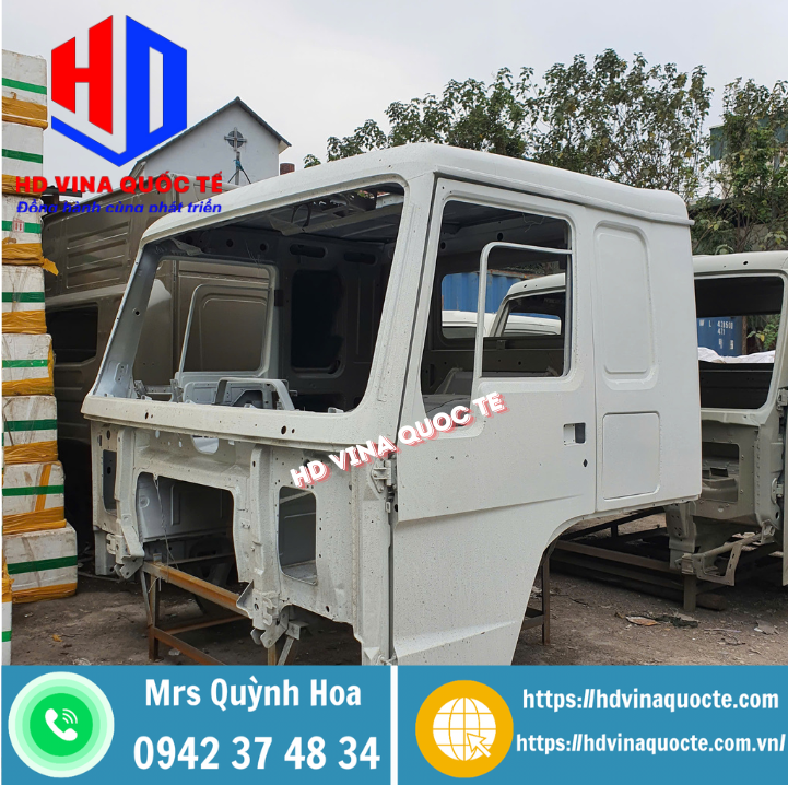 Bán Cabin mộc xe Howo 371 PS, cabin mộc Howo 371 PS sàn cao- Cabin loại dày