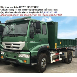 Bán cabin mộc xe ben 8 tấn HOWO SINOTRUK , cabin thay thế giá tốt nhất