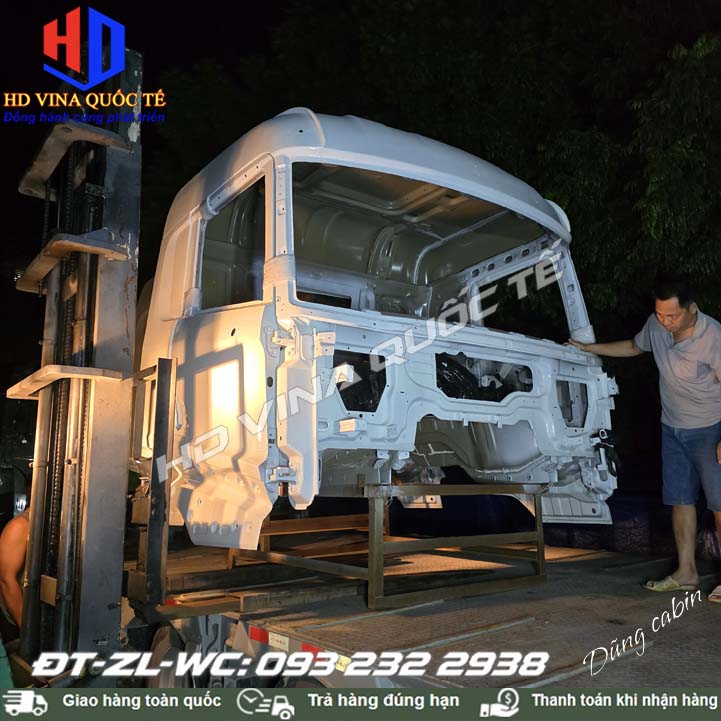 BÁN CABIN MỘC XE SANY XE BEN