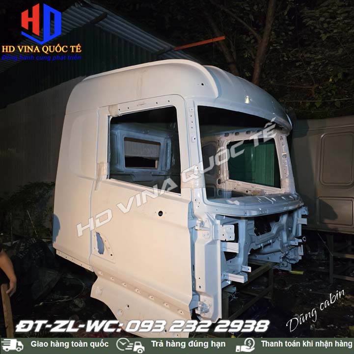 BÁN CABIN MỘC XE SANY XE TẢI SANY