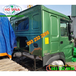 Bán cabin xe ben 3 chân Howo đời mới, kính điện, ghế hơi, giá tốt nhất