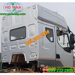 Bán cabin xe ben 4 chân CHENGLONG HAIAU, Cabin nóc cao, 2 giường nằm, cabin thay thế giá tốt