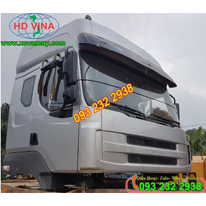 Bán cabin xe ben 4 chân CHENGLONG HAIAU, Cabin nóc cao, 2 giường nằm, cabin thay thế giá tốt