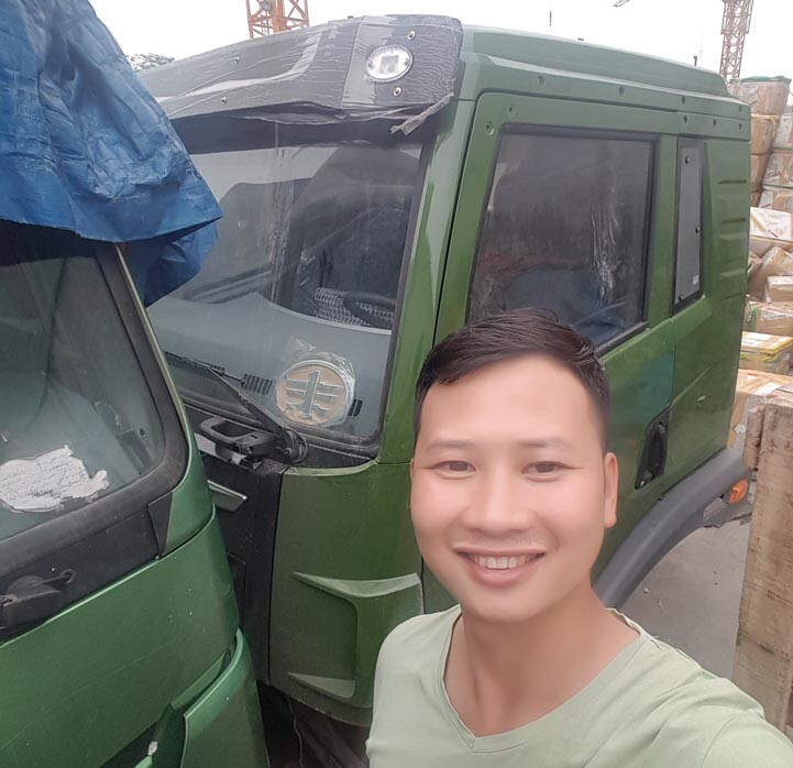 Bán cabin xe ben 8 tấn Trường Giang Faw