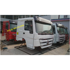Bán cabin xe ben 3 chân 4 chân Howo đầu kéo mooc ben cabin Howo HW76 giá tốt nhất