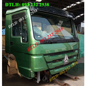 BÁN CABIN ĐƠN XE BEN HOWO KHÔNG CÓ GIƯỜNG NẰM, HOWO 336, HOWO 371, CABIN ĐƠN GIÁ TỐT NHẤT