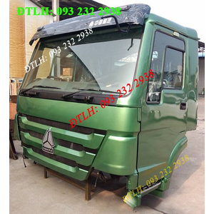 BÁN CABIN ĐƠN XE BEN HOWO KHÔNG CÓ GIƯỜNG NẰM, HOWO 336, HOWO 371, CABIN ĐƠN GIÁ TỐT NHẤT