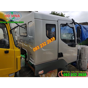 Bán cabin xe CHENGLONG nóc thấp 3 chân, 4 chân, 5 chân, xe ben, thùng, đầu kéo, trộn bê tông