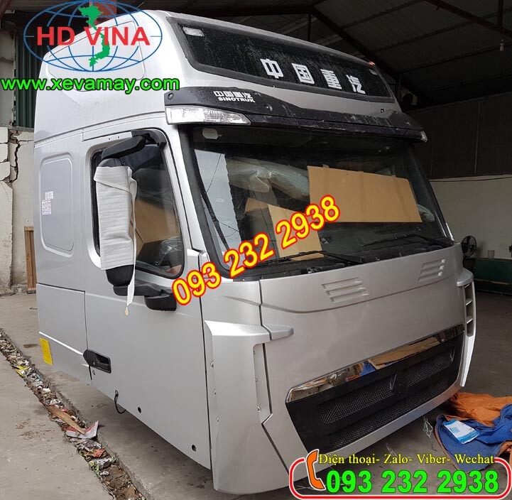 Bán cabin xe đầu kéo Howo A7 mặt nạ đời mới NEW HOWO A7 giá tốt