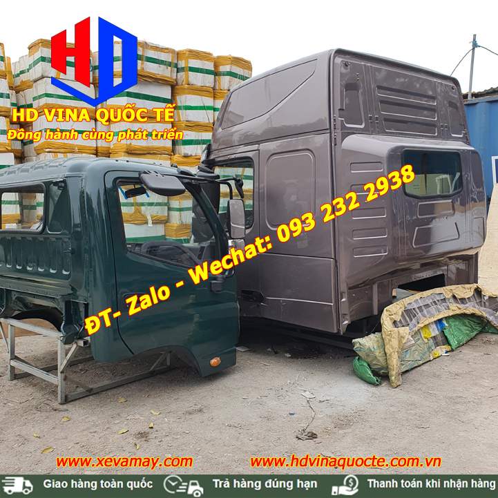 bán cabin xe đầu kéo Sitrak 440 màu nâu cafe