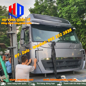 Bán cabin xe đầu kéo Howo A7 nóc cao, lưng phẳng, màu bạc 375 380 420 , bán cabin xe tải thùng Howo A7