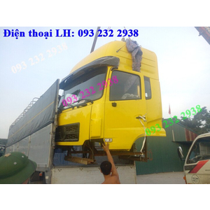 Bán cabin xe DONGFENG màu vàng, cabinDONGFENG Viet Trung, Hoang Huy, Hoang Gia, Truong Giang, Ho Bac
