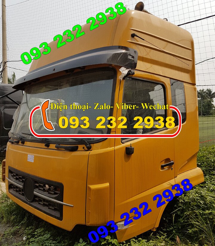 Bán cabin xe DONGFENG nóc cao, Bán cabin xe tải thùng, xe đầu kéo xe chuyên dụng DONGFENG nóc cao