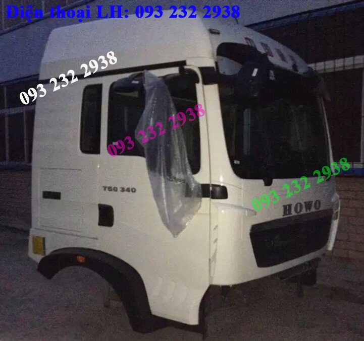 Bán cabin xe HOWO T5G 310 340 Ps, xe thùng, xe đầu kéo..., cabin mộc, cabin tông thành giá tốt nhất