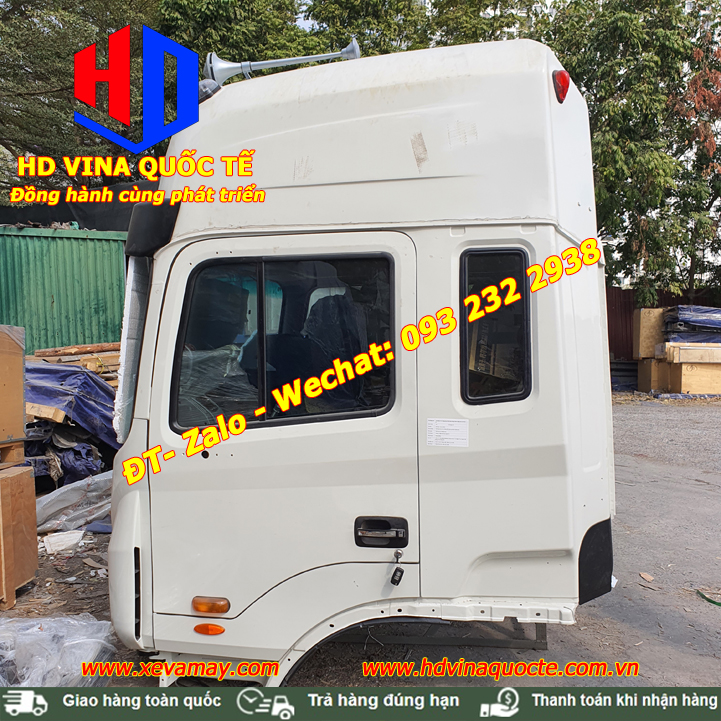 Bán cabin xe tải thùng, đầu kéo JAC K5 nóc cao