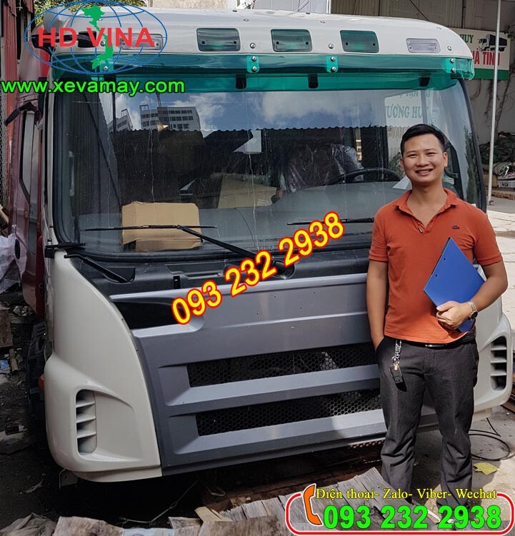 Bán cabin xe tải thùng 2 dí 1 cầu JAC model HB CA6DF2D-19/KM