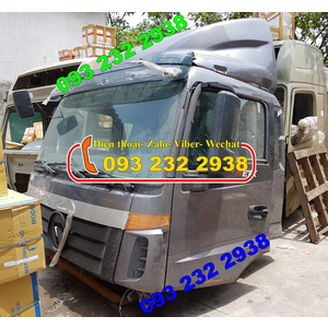 Bán cabin xe tải thùng 5 chân Thaco Auman, 3 cần gạt nước mưa