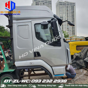 BÁN CABIN THAY THẾ CHO XE TẢI THÙNG CHENGLONG H5 NÓC CAO
