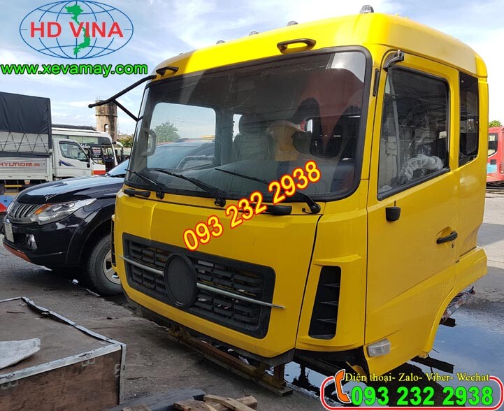 Bán cabin xe thùng 4 chân DONGFENG đời mới, và cabin xe ben, 3 chân, 4 chân, 5 chân, đời mới