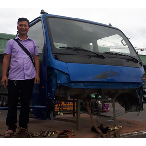 Bán cabin xe thùng 7,5 tấn CỬU LONG TMT , Bán cabin mộc, cabin tổng thành TMT Cửu Long thay thế