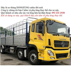Bán cabin xe thùng 4 chân DONGFENG đời mới, và cabin xe ben, 3 chân, 4 chân, 5 chân, đời mới