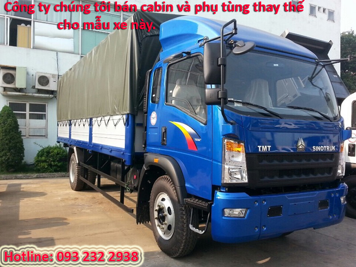 bán cabin xe tải thùng Howo TMT Sinotruk