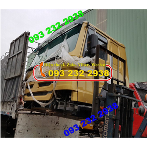 Bán cabin xe trộn bê tông Howo, Cabin xe ben Howo màu vàng cát giá tốt nhất